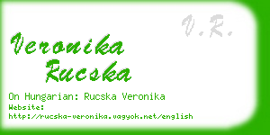 veronika rucska business card